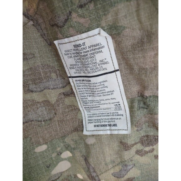 Defender M L X-Long Camo Army Combat Jacket NWT Standard Issue - Picture 9 of 14